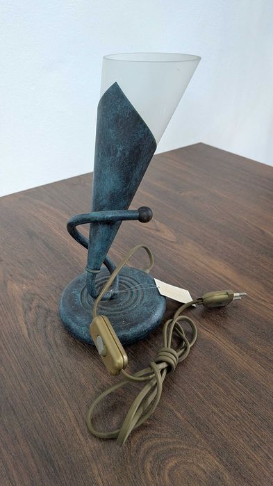 CANDEEIRO AZUL METALICO