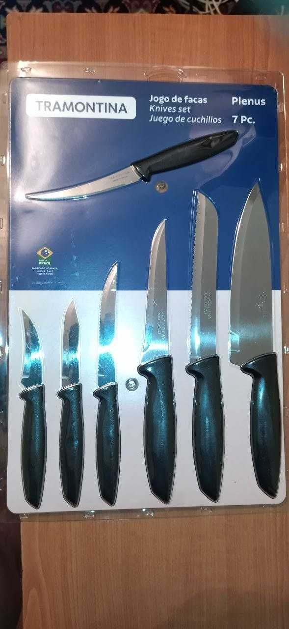 Набор ножей 7шт TRAMONTINA made in BRASIL привезены с Германии