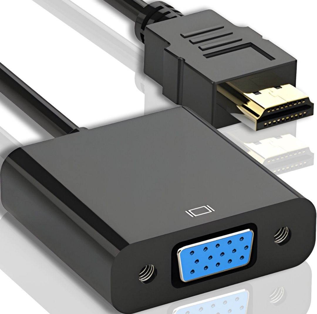 Konwerter HDMI DO VGA D-SUB Kabel Adapter Monitora