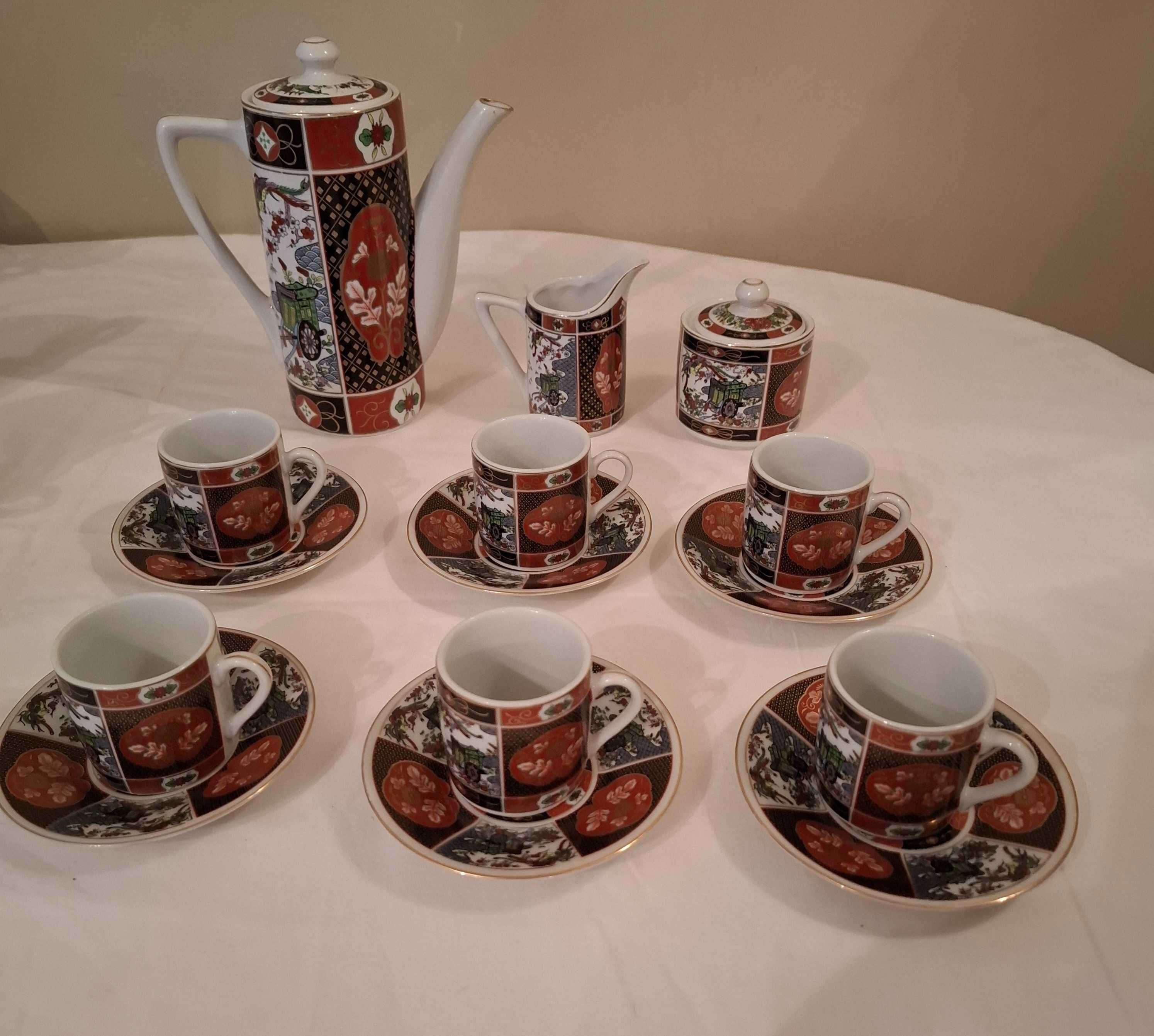 Serviço Café Decorativo Japonês Antigo ( Impecável )