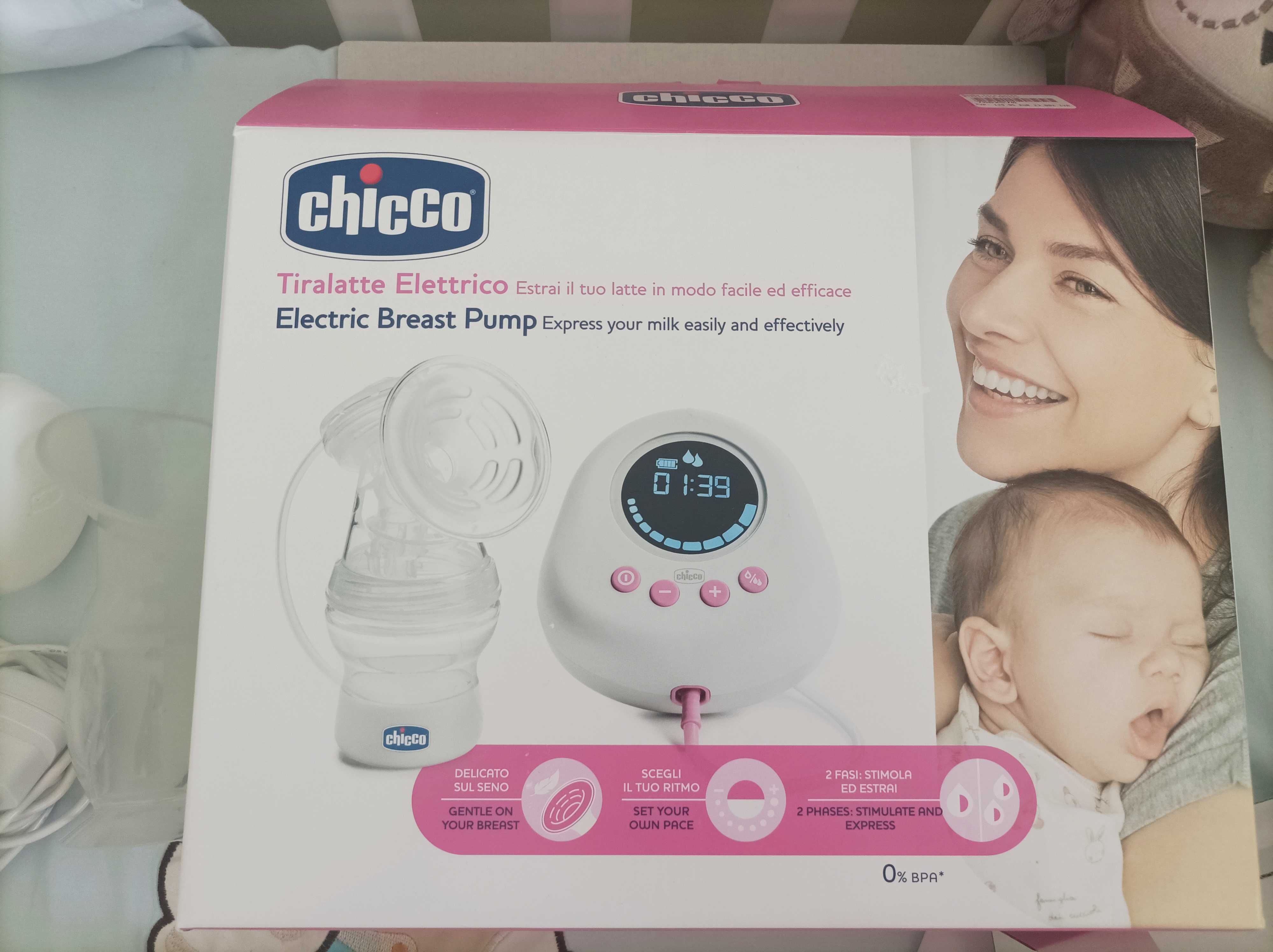 Bomba elétrica para tirar leite