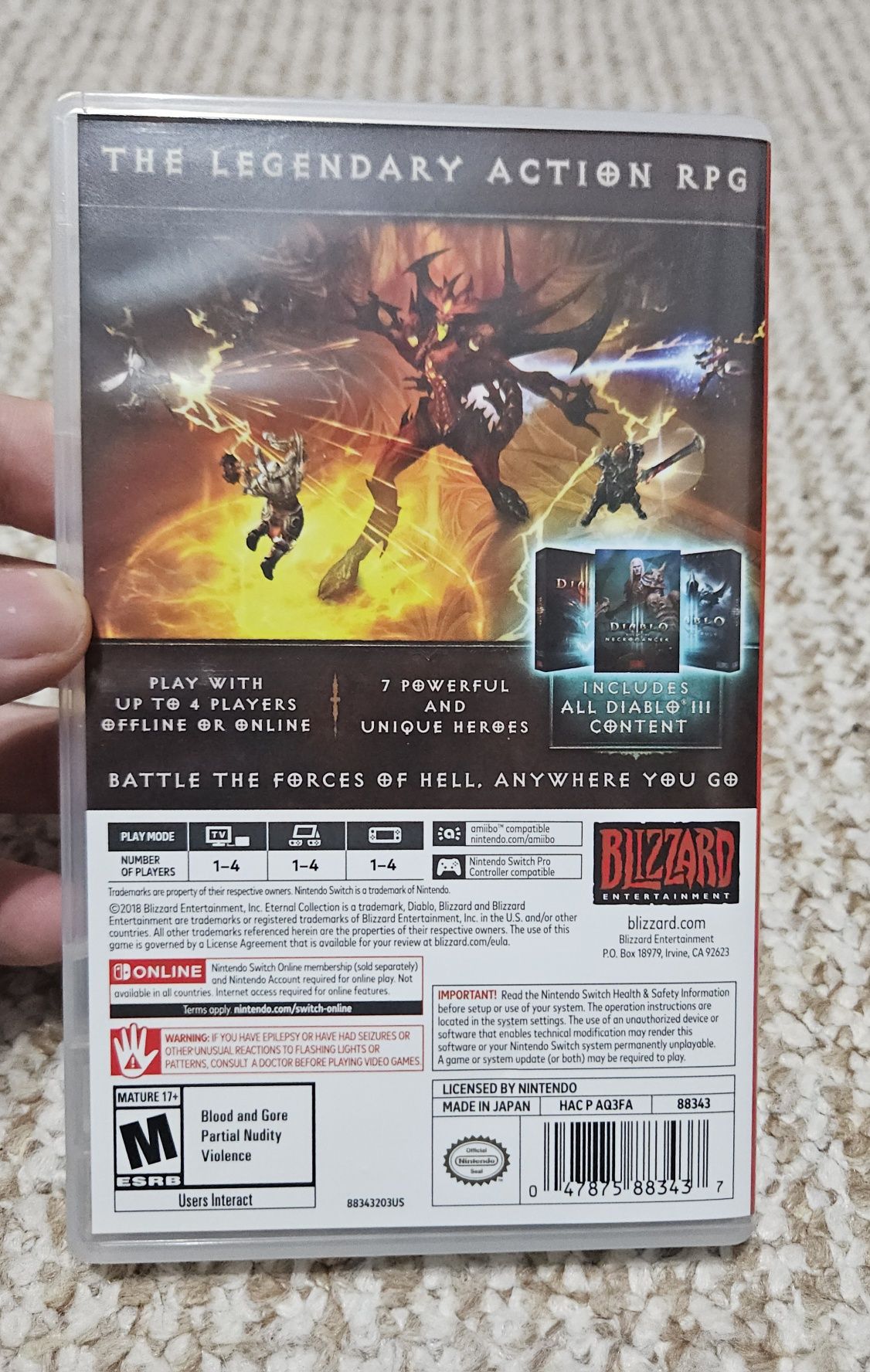 Ігри Nintendo switch Diablo 3