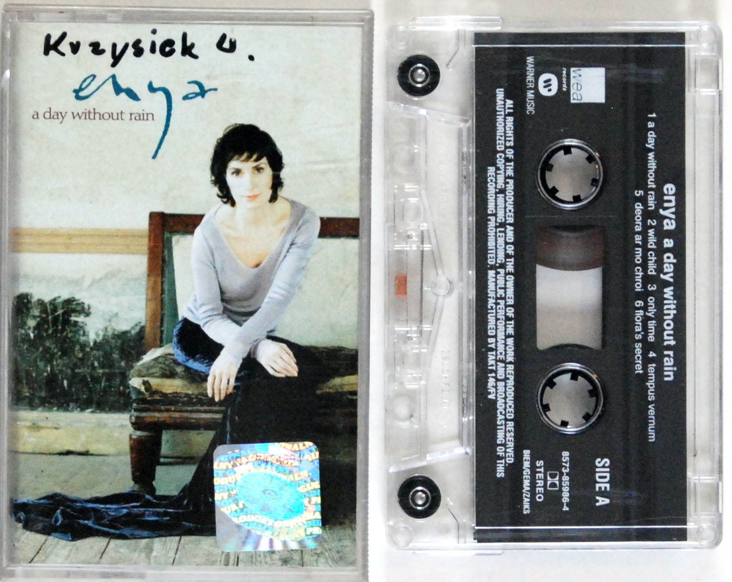 Enya - A Day Without Rain (kaseta)