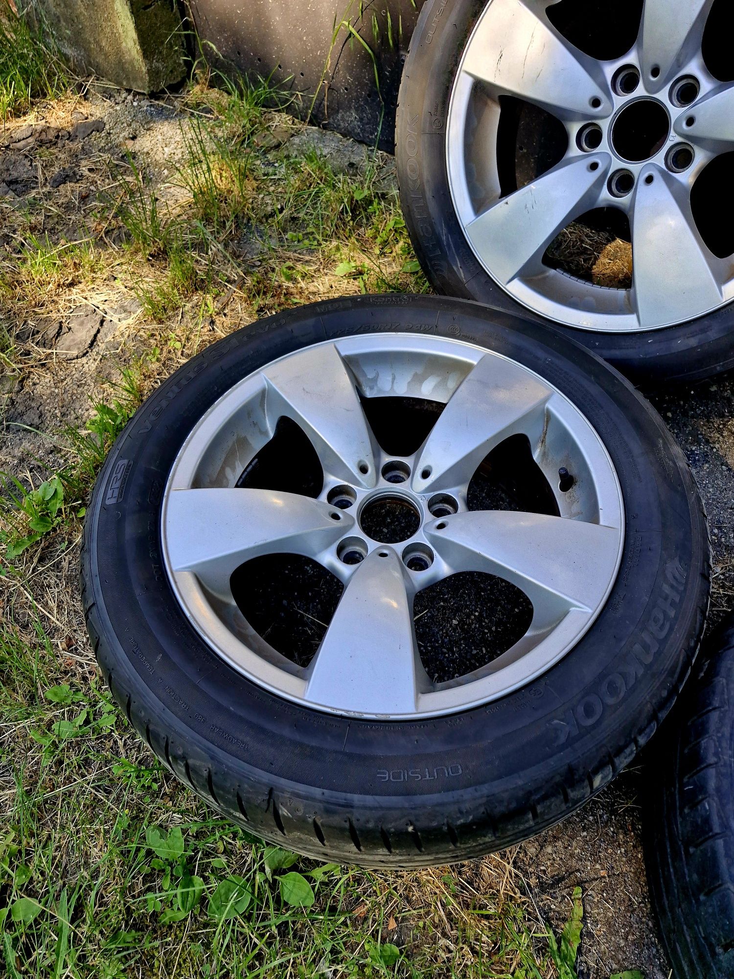 4 felgi BMW styling 122 oryginal z oponami Hancock 225/50/17