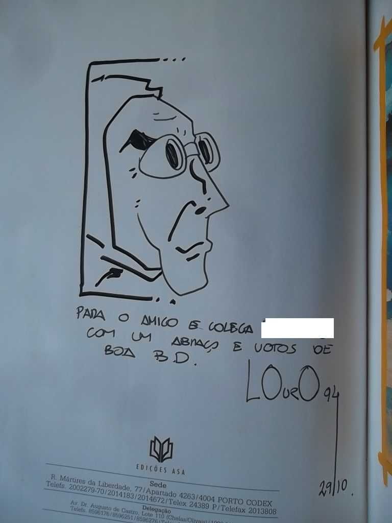 "O CORVO" com desenho original de Luís Louro, feito em 1994.