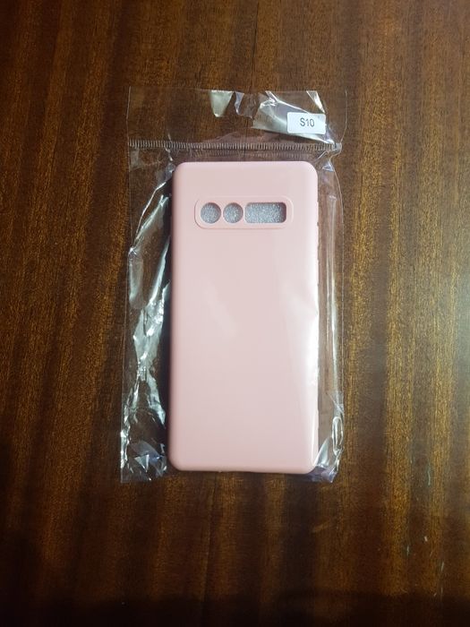 Чехол розовый для Samsung s10