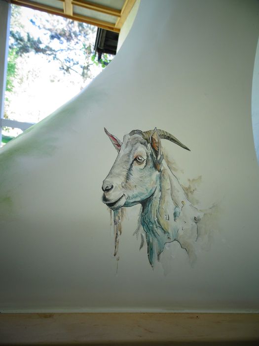 okap kuchenny,okap prowansalski,okap retro,malowany okap,kolorowy okap