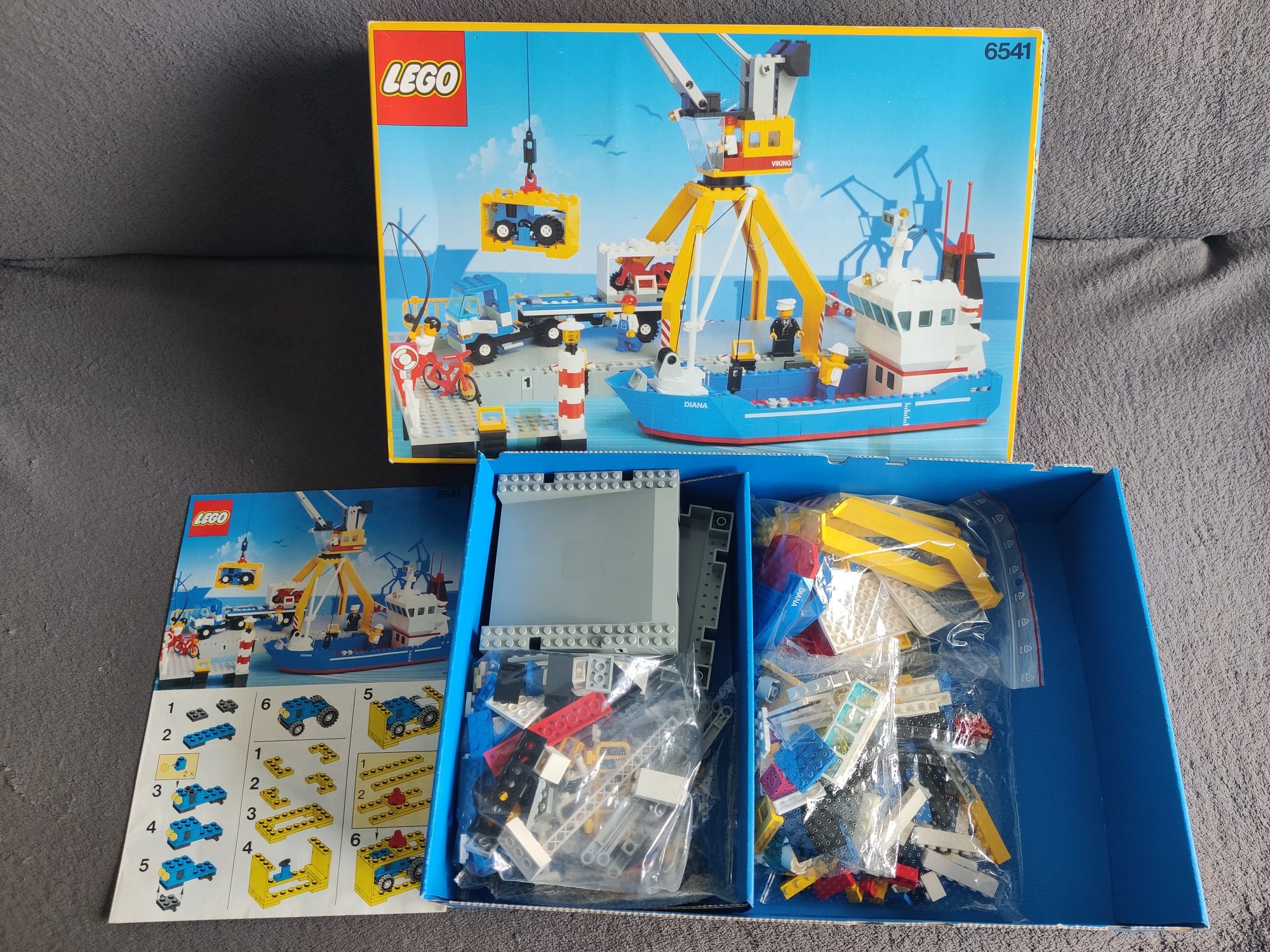 Lego 6541 INTERCOASTAL SEAPORT, 100% kompletny, pudełko i instrukcja