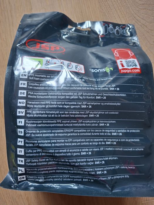 Nauszniki słuchawki przeciwhałasowe JSP