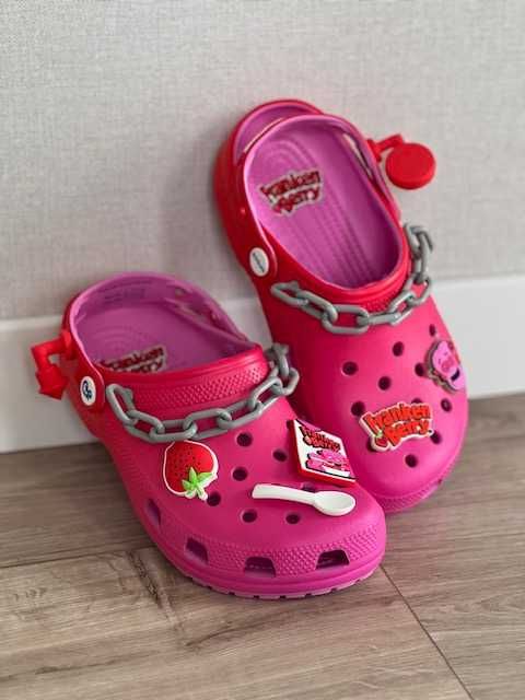 Сабо Crocs з веселими підвісками Jibbitz, W7, W8