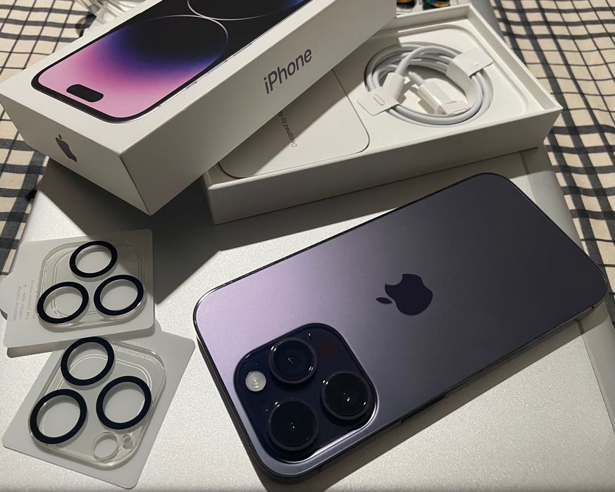 iPhone 14 Pro - 128GB | Deep Purple (Roxo Escuro)