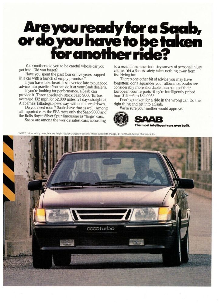 Saab 9000 turbo, o Sueco Voador