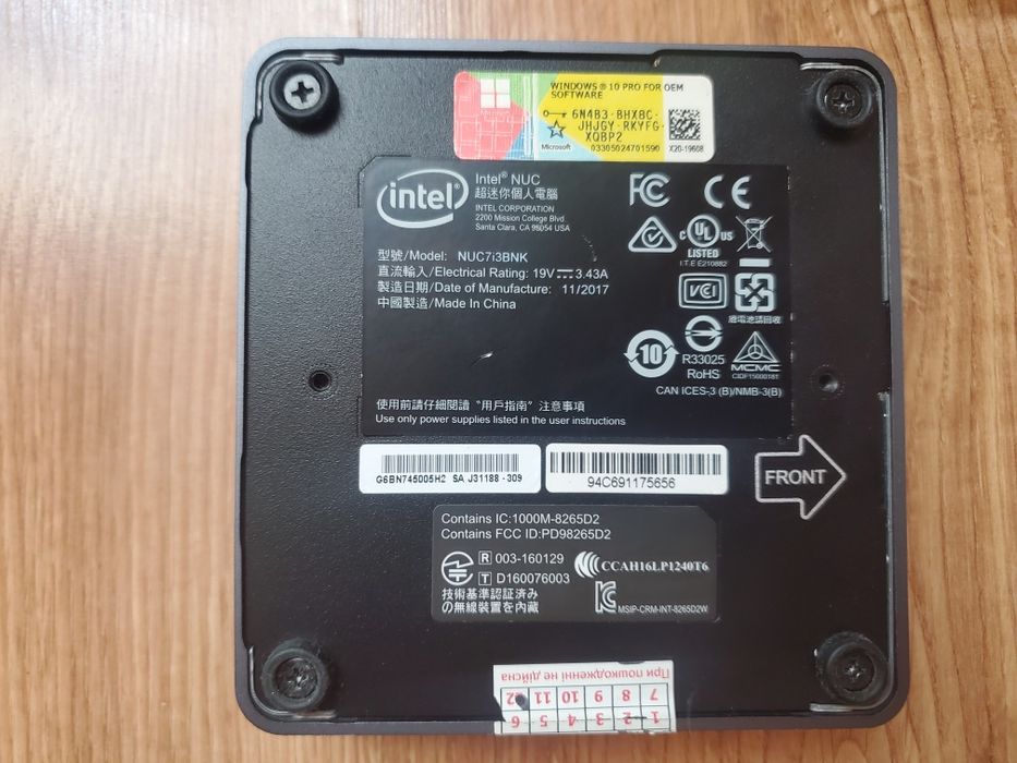 Продам мини компьютер intel nuc