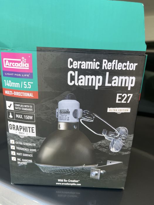 Refletor Arcadia Lampada aquecimento reptil E27