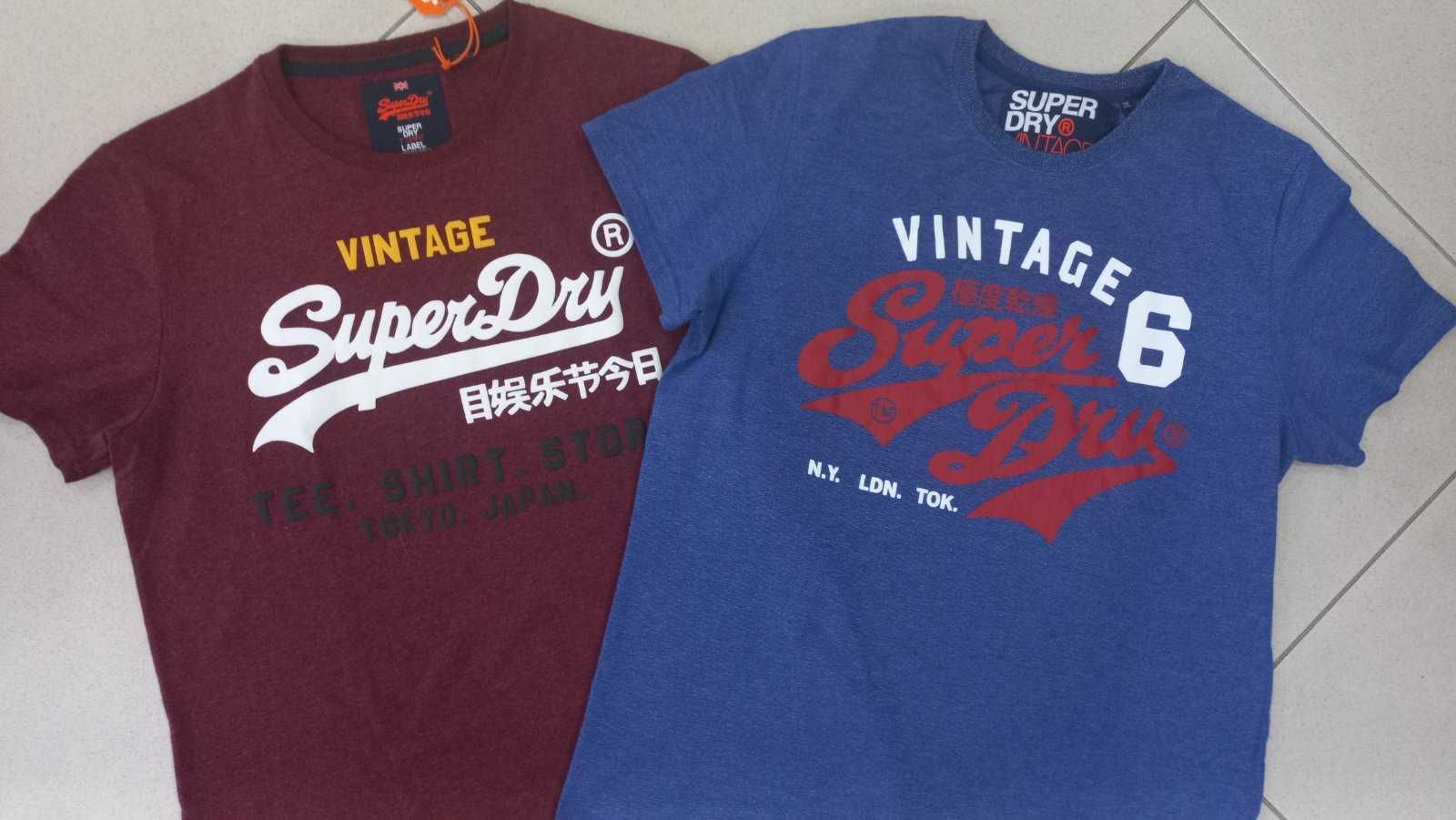 SuperDry , две мужские футболки, р.50-52