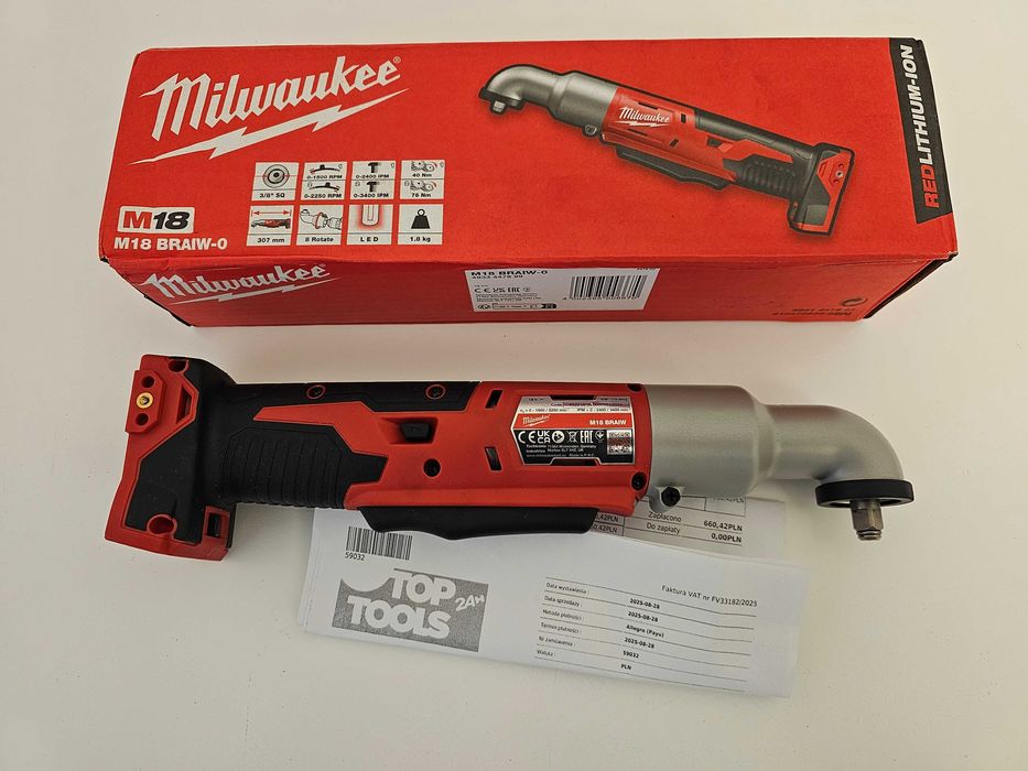 MILWAUKEE M18 BRAIW-0 klucz wkrętarka grzechotka 3/8 ORYGINAŁ NOWY