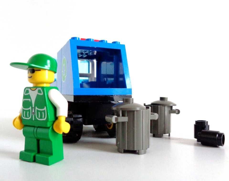 LEGO 6564 System CITY Śmieciarka Śmieciarka 1 Minifigurki 1997