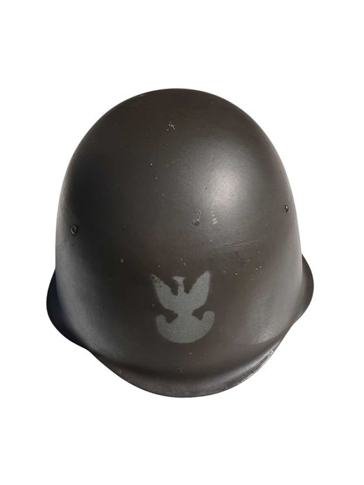 Stary oryginalny Wojska Polskiego hełm stalowy sygna KZWM 1954 antyk