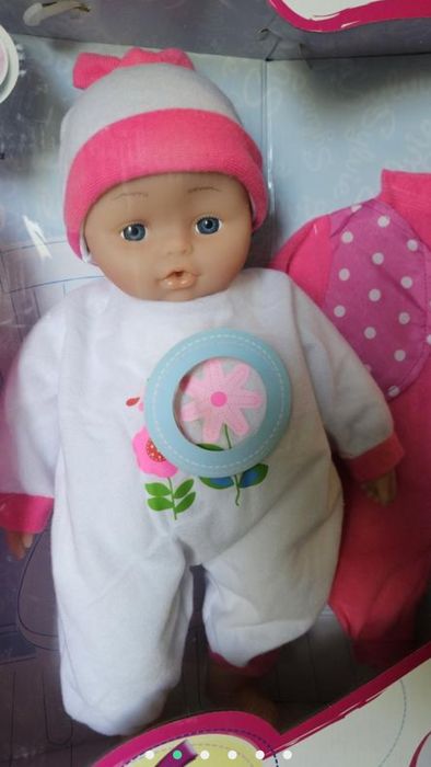 Лялька пупс кукла з одягом колискою