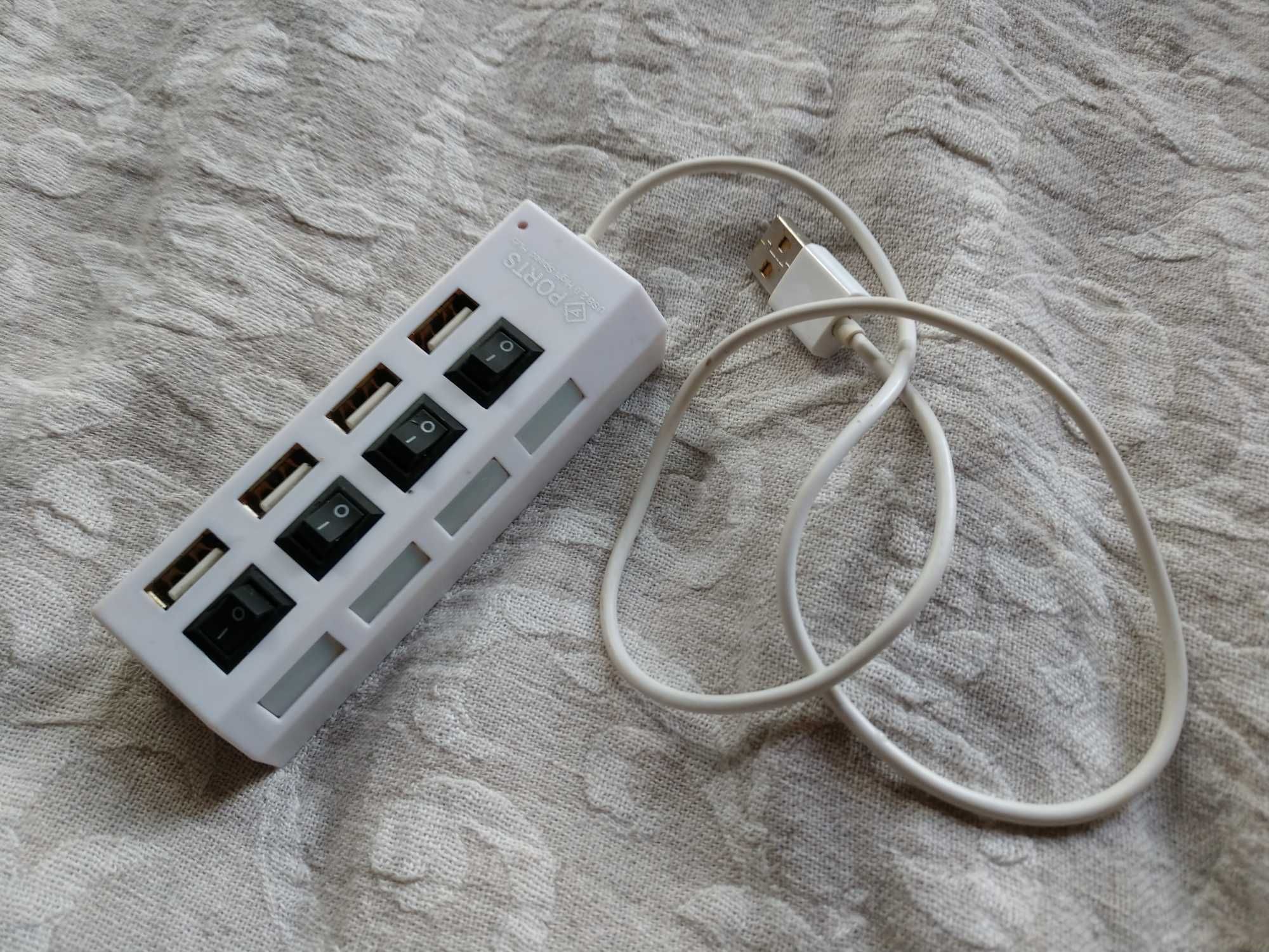 USB hub 4 порти з зовнішнім живленням