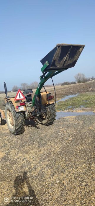 Ładowacz z łyżką lub widłami, transport cała Polska