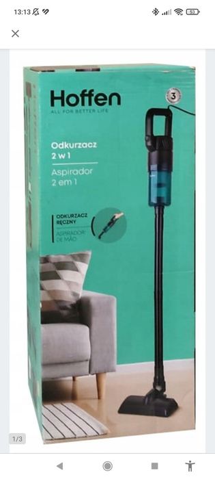 Odkurzacz pionowy Hoffen SVC-4355 czarny NOWY