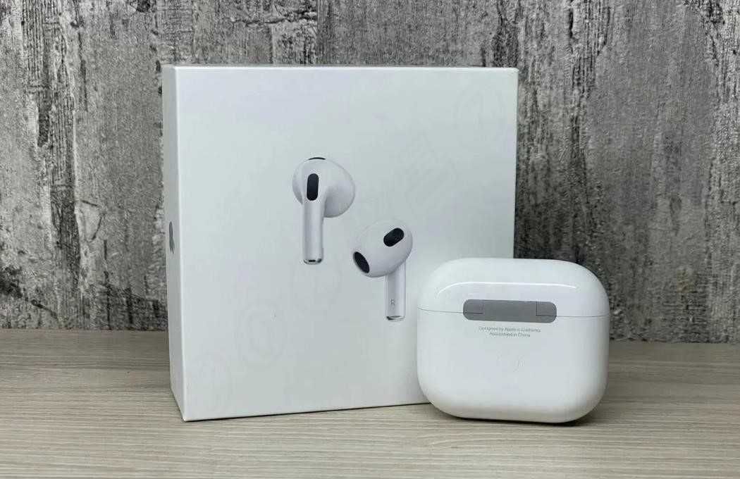 Бездротові навушники airpods 3 Lux якість + чехол у подарунок!!