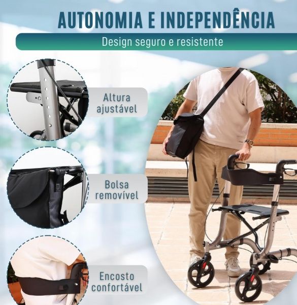 Cadeira auxiliar para pessoas mobilidade reduzida