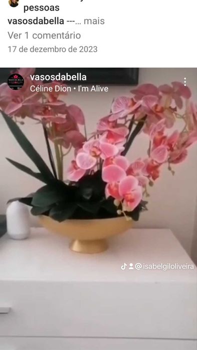 Arranjos de Orquídeas permanentes