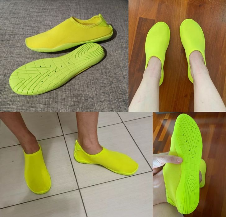 Аквашузы, кораллки, обувь для пляжа, бассейна и водных видов спорта.