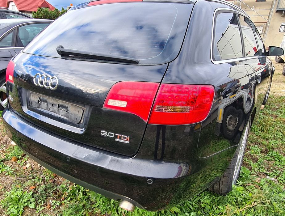 ZDERZAK TYLNY czarny tył AUDI A6 C6 2.7tdi 3.0tdi 2008r Kombi LZ9Y