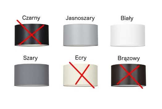 Lampa wisząca EMIBIG Lighting ROTO E27 3 abażury