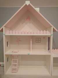 Domek dla lalek Barbie duży drewniany