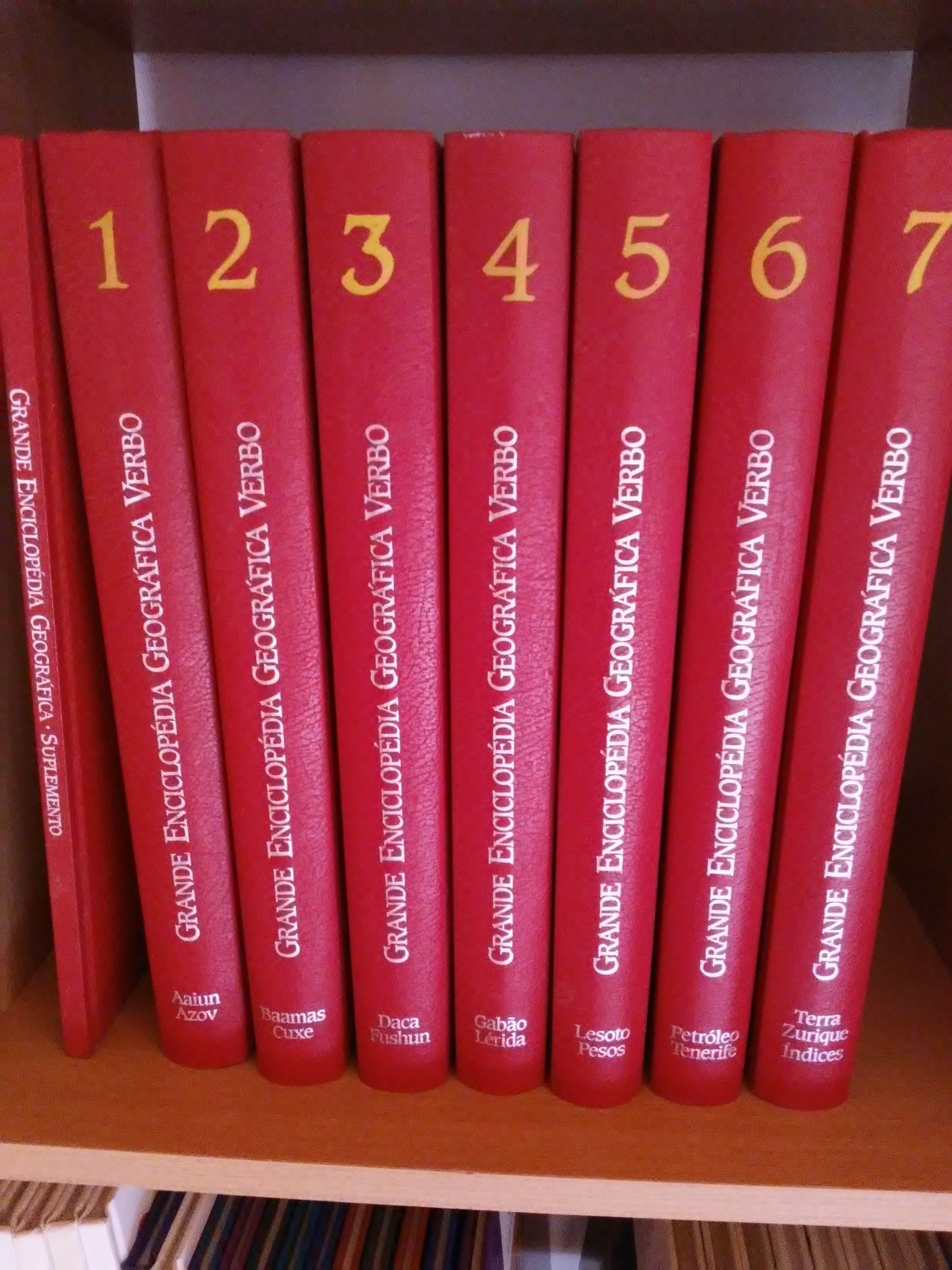 Grande Enciclopédia Geográfica - VERBO - 7 Volumes + 1