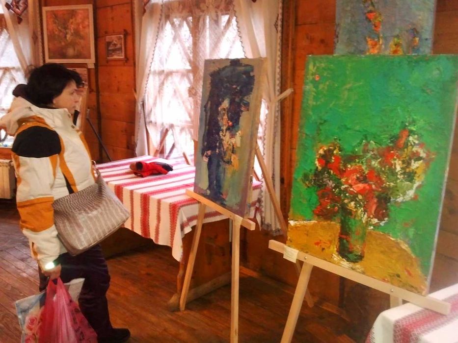 " Kvyatkowa vertical"80/60 cm 15r p/o/akr I.Melnik