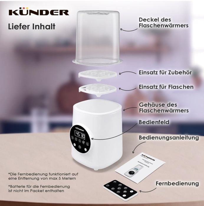 Podgrzewacz do butelek mleka