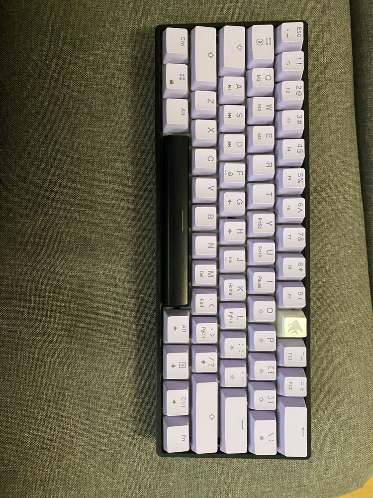 Клавиатура GK61 + custom keycups