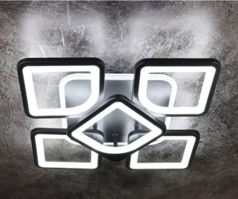 Люстра світлодіодна стельова LED світильник для квартири на стелю