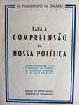 Para a compreensão da nossa política. Por Salazar, Ant. de  Oliveira