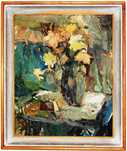 Jarosław Olejnicki obraz "Kwiaty" 1960 r.