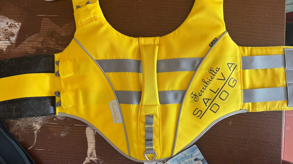 Colete Salva Vidas para Cão - Tamanho L - Nunca foi usado