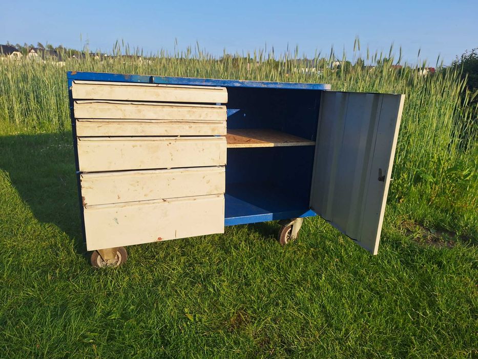Stół warsztatowy na kółkach. (120x60x90cm) Wózek warsztatowy.