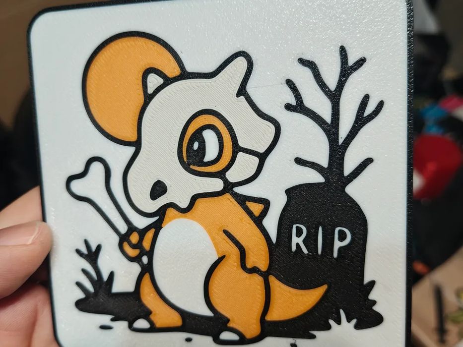 Base de Copo Cubone - Pokémon Halloween