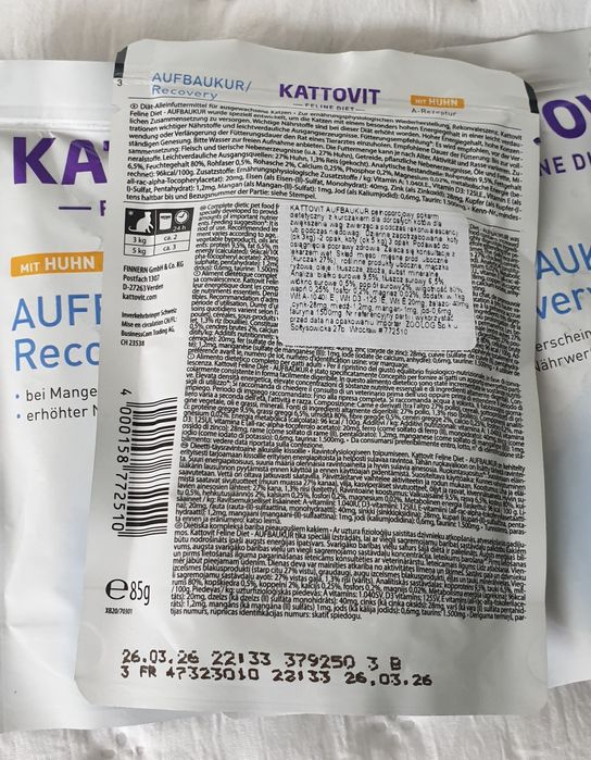 Kattovit karma mokra rekonwalescencja kot 7x85g
