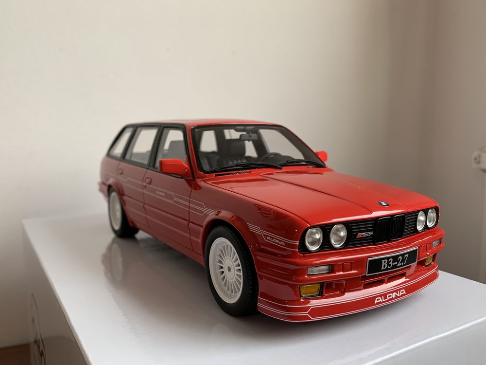 Bmw Alpina B3 e30 touring 2.7 1990 Brilliant red 1:18 Otto models