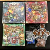 Arcadia Quest PL + Dodatki Inferno i Pets gra planszowa + bonusy