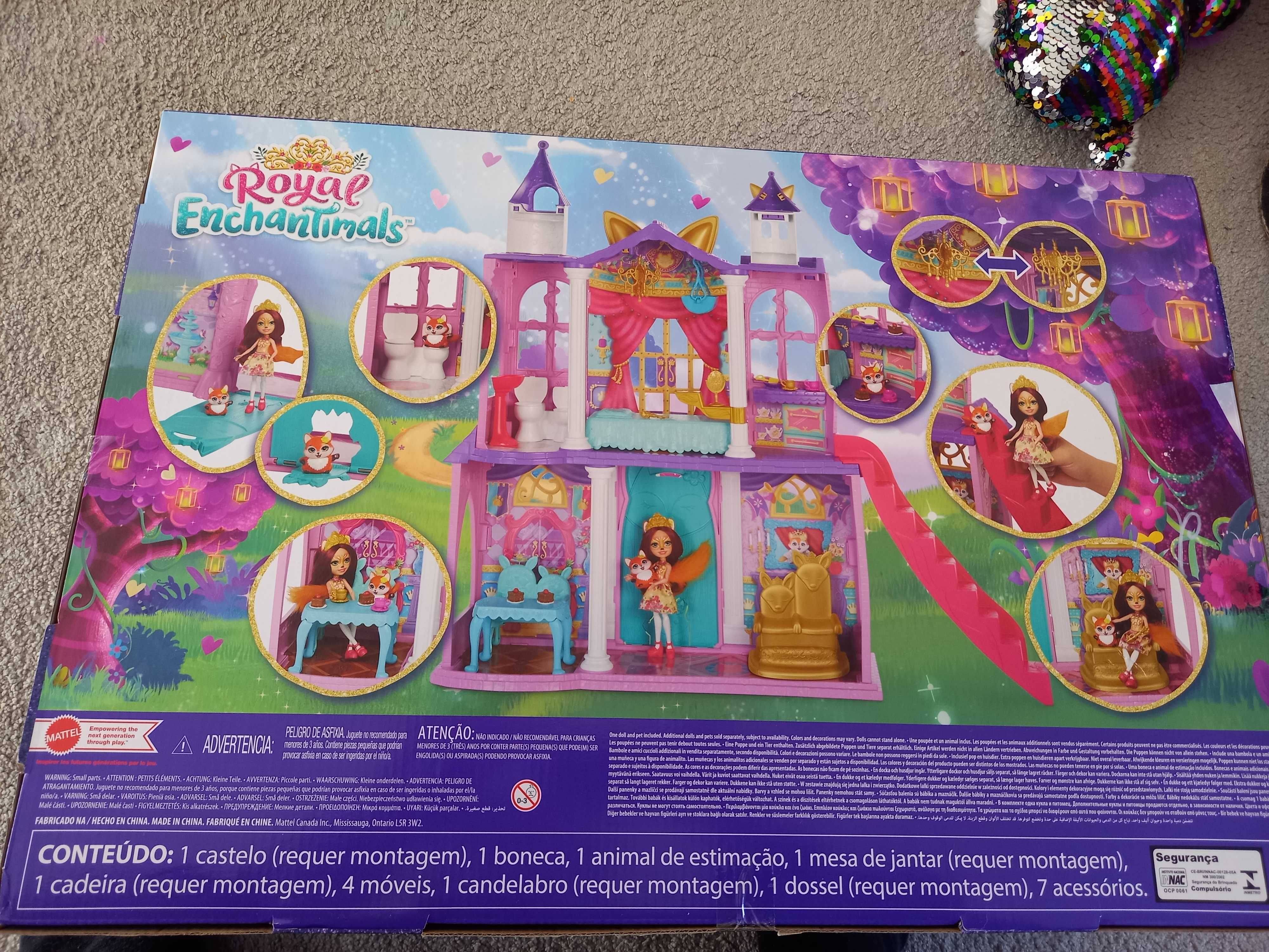 Mattel Królewski Pałac Enchantimals GYH17, nowy, zapakowany,nieużywany