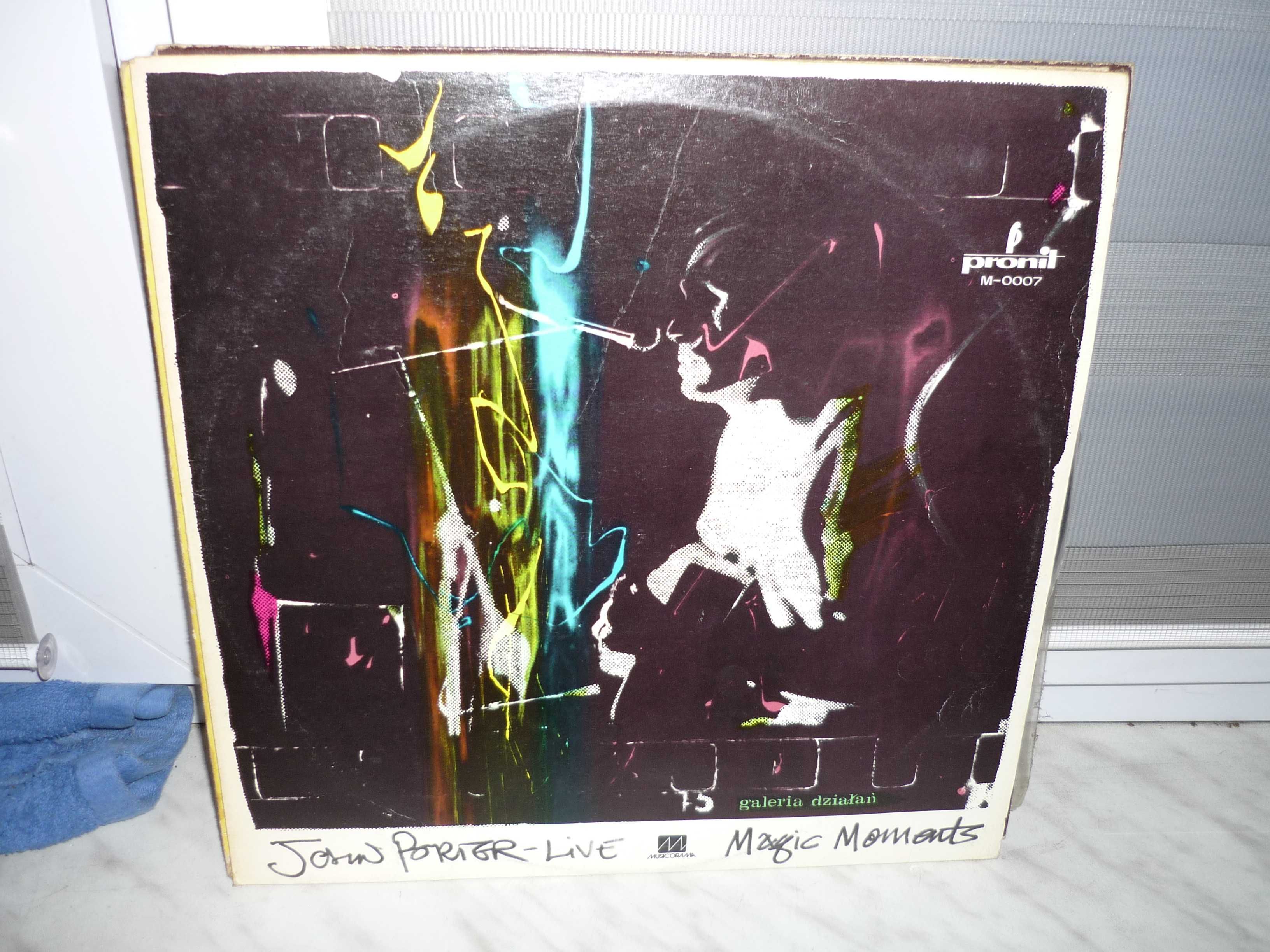 John Porter-Live , Magic Moments , vinyl.