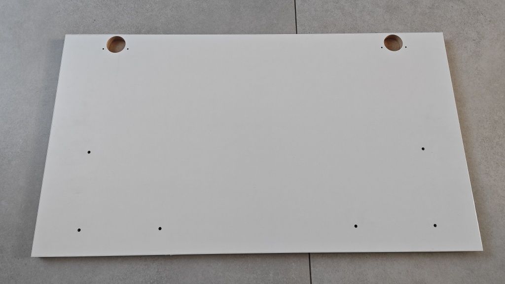Front biały połysk szafki nad szufladkami 40x71,5cm Bianka Blanka