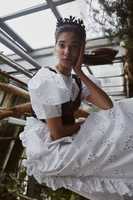 H&M x Simone Rocha  біла сукня